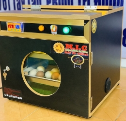 Máy ấp trứng 100 quả thế hệ 2021 | đảo lăn 360 | phun sương | khử khuẩn UV